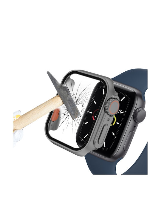 Case with Detachable Button Plastic Case in Blue color for Apple Watch 40mm