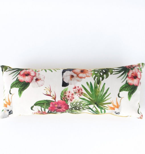 Linea Interiors Μαξιλάρι Parrot Πράσινο 25x65εκ.