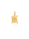 Pendant Kids Talisman with Virgin Mary from Gold 14K KBP-20490Y