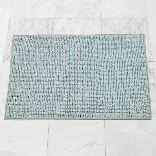 Lino Home Αντιολισθητικό Πατάκι Μπάνιου 7300000514 Τιρκουάζ 50x80εκ.