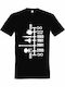 Tshirtakias Spaceship Timeline, Star Wars - Doctor Who - Star trek T-shirt Star Wars Black