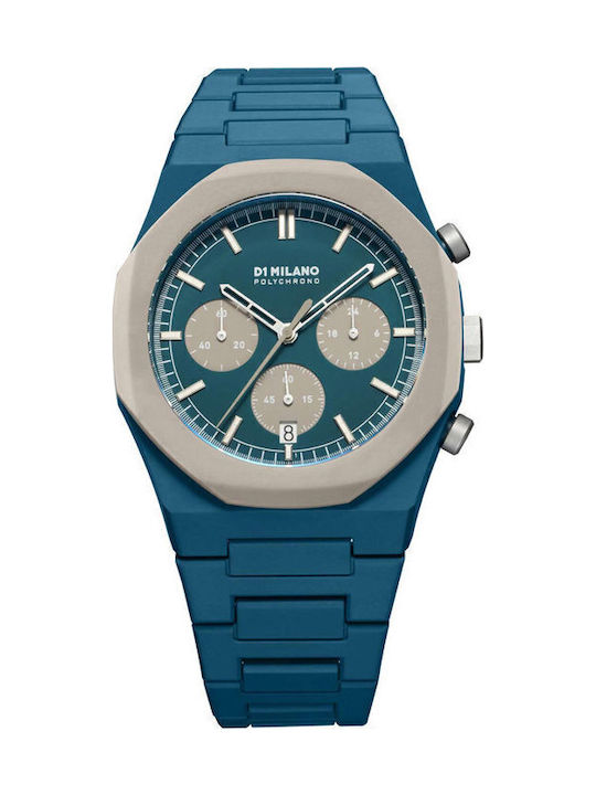 D1 Milano Men's Watch 40.5mm Chronograph Batter...