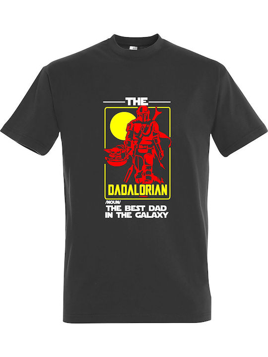 kirikoko Star Wars The Dadalorian The Best DAD In The Galaxy T-shirt Krieg der Sterne Gray Baumwolle