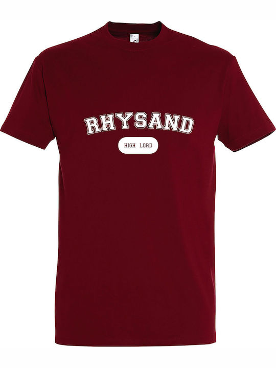 High Lord T-shirt Red Cotton
