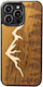 Bewood Back Cover Silicone Brown (iPhone 14 Pro Max)