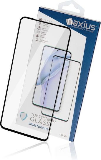 Naxius Top Full Face Tempered Glass Negru (OnePlus 8T)