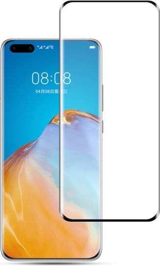 Full Glue Full Face Tempered Glass Μαύρο (Huawei P40 Pro)