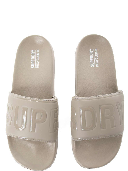 Superdry Code Core Vegan Pool Men's Slides Khaki