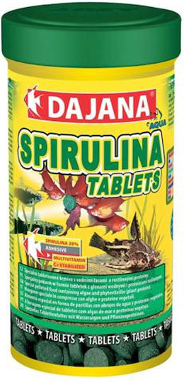Dajana Spirulina Freshwater Fish Food Tablets with Spirulina 100ml 50gr