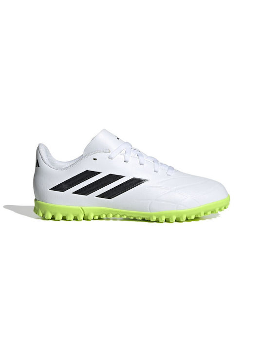 Adidas Papuci de fotbal pentru copii cu grătar Albe