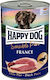 Happy Dog Grainfree Wet Food Dogs in Cans with Meat, Duck and Liver Grain-Free 400gr