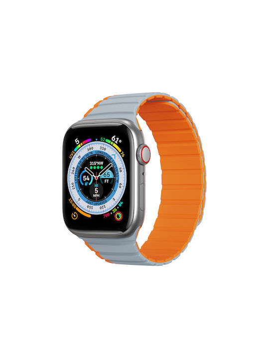 Dux Ducis LD Version Λουράκι Gray/Orange (Apple Watch Ultra 49mm)