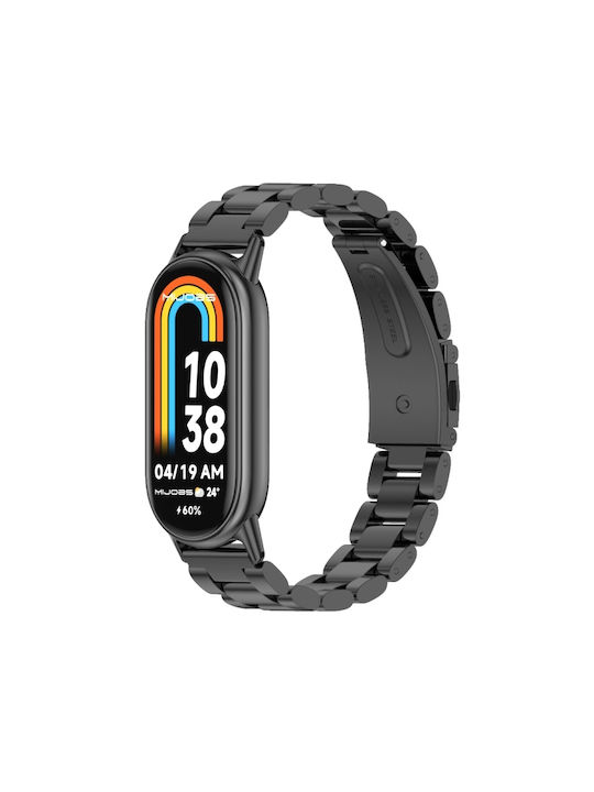 Steel Strap Stainless Steel Black (Smart Band 8)