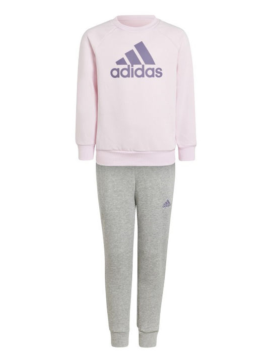 Adidas Παιδικό Σετ Φόρμας Ροζ