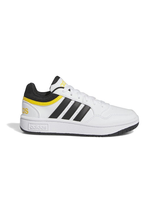 Adidas Αθλητικά Παιδικά Παπούτσια Running Hoops 3.0 K White / Core / Bold Gold