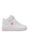 Rebound Vintage ID PS Kids Sports Shoes Basketball with Hoop & Loop Closure White