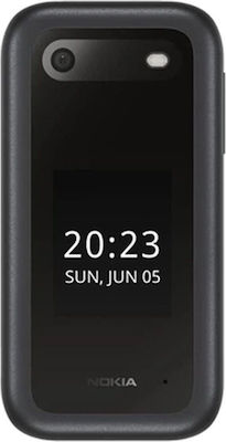 Nokia 2660 Flip Dual SIM (48MB/128MB) Mobil cu Butone (Meniu în limba engleză) Negru