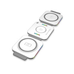 Baykron Wireless Charging Pad (Qi Pad) in White Colour (BKR-FLD-WC)