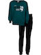 Kids Sweatpants Set Green 2pcs