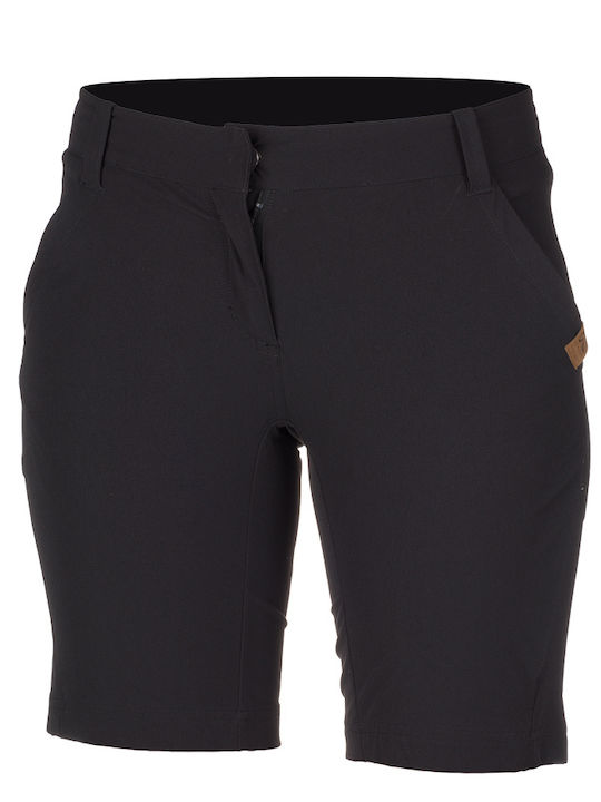 Women's Bermuda Shorts Leather Black