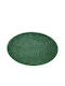 Golden Hill Round Wooden Decorative Platter Green 39.5x39.5x5cm