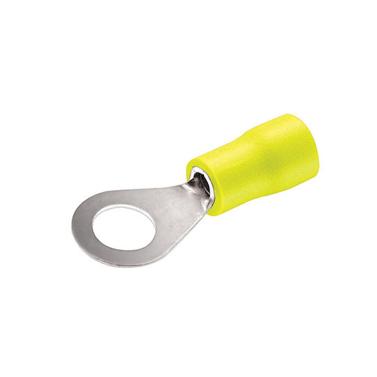 SAS Insulated Ring Terminal Yellow 100pcs ΑΚ-ΑΚ-017