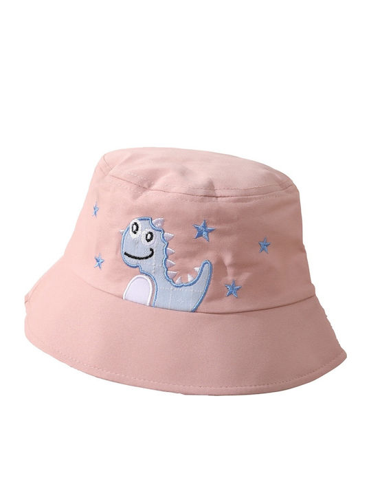 Babykids Palarie Copii Bucket Roz Cu Protectie Solara