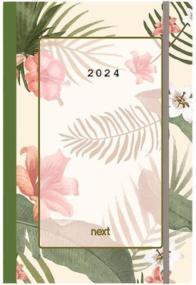 Next Trends Flexi Zilnic Agenda 2024 Spiral 14x21cm Vise