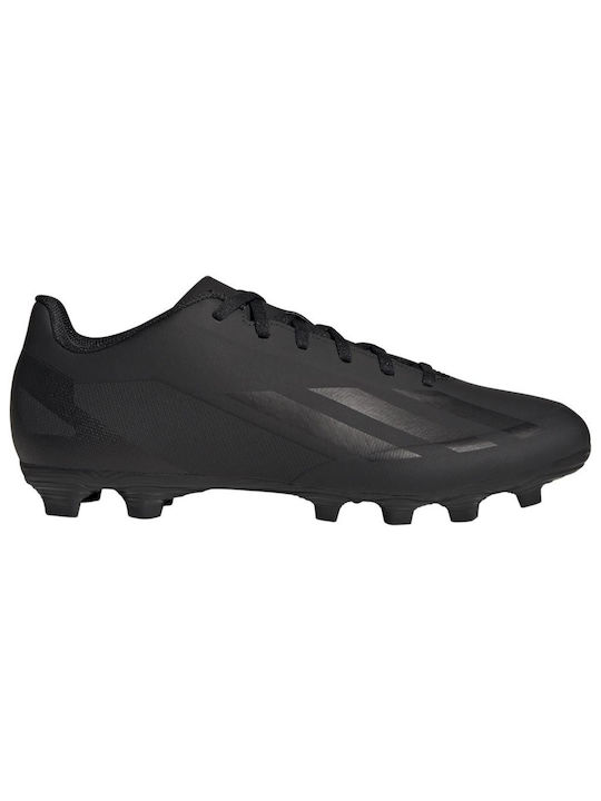 Adidas Crazyfast.4 FxG Χαμηλά Ποδοσφαιρικά Παπούτσια με Τάπες Μαύρα