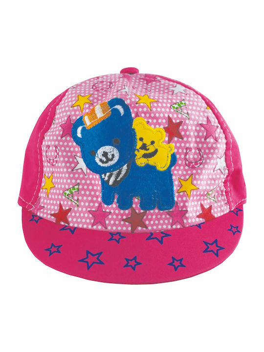 Aria Kids Fabric Cap Fuchsia