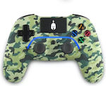 Spartan Gear Aspis 4 Ασύρματο Gamepad για PC / PS4 Green Camo