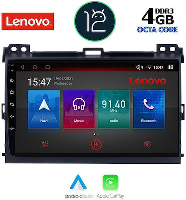 Lenovo Ηχοσύστημα Αυτοκινήτου για Toyota Land Cruiser (Bluetooth/USB/WiFi/GPS) με Οθόνη Αφής 9"