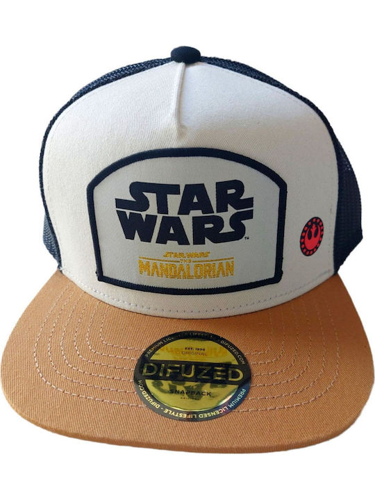 Difuzed Παιδικό Καπέλο Jockey Star Wars Mandalorian Πολύχρωμο