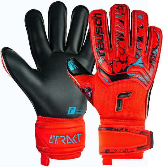 Reusch Attrakt Adults Goalkeeper Gloves Red