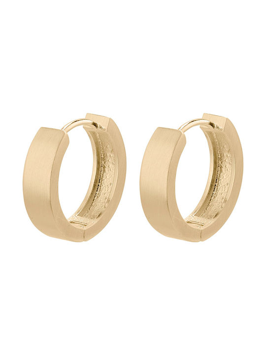 Pilgrim Earrings Hoops Gold Plated