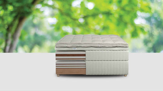 750 Four Elements Υπόστρωμα Υπέρδιπλο με Στρώμα 160x200cm Μπεζ 750 Four Elements Υπόστρωμα Υπέρδιπλο με Στρώμα 160x200cm Μπεζ