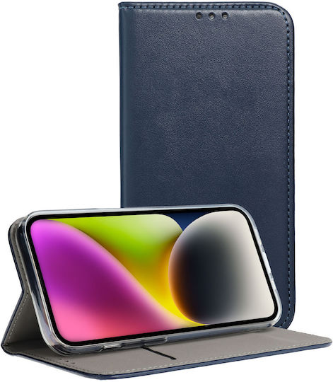 smart magneto Book Υφασμάτινο / Πλαστικό Navy Μπλε (Redmi Note 12S)