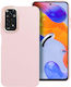 Forcell Frame Back Cover Σιλικόνης / Πλαστικό Ροζ (Redmi Note 11 / 11S 4G)