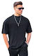 madmext Men's T-shirt Black