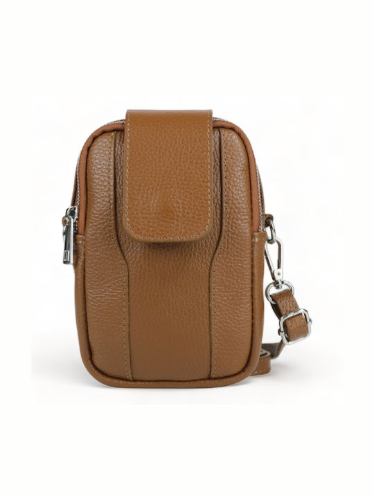 Passaggio Leather Women's Leather Shoulder Bag Tabac Brown