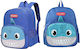 Justnote Schulranzen Rucksack Kindergarten Shark