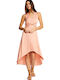 Morgan Summer Midi Dress Pink