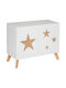 Kids Wooden Cabinet A-S Star White 79.5x65x35cm