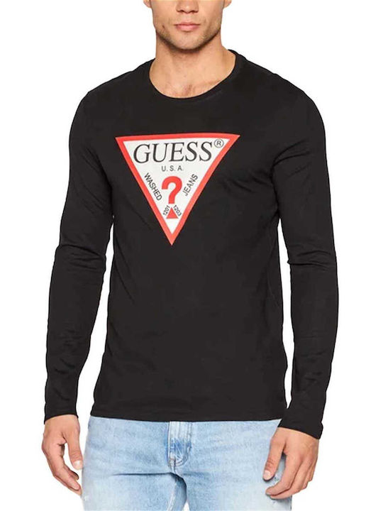 Guess Herren Kurzarmshirt Schwarz