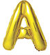 Ballon Folie Buchstabe Gold 40cm