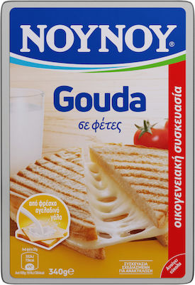 ΝΟΥΝΟΥ Gouda Φέτες 340gr