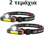 Rechargeable Headlamp LED Waterproof IPX4 with Maximum Brightness 1200lm