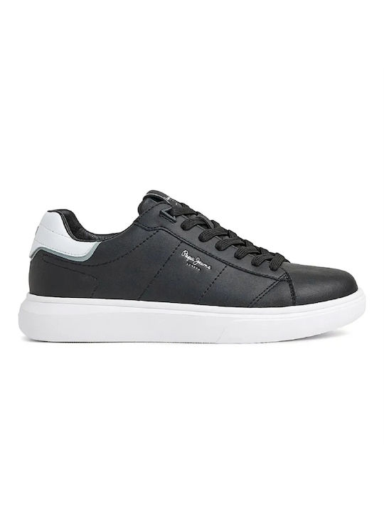 Pepe Jeans Eaton Basic Bărbați Sneakers Black /...