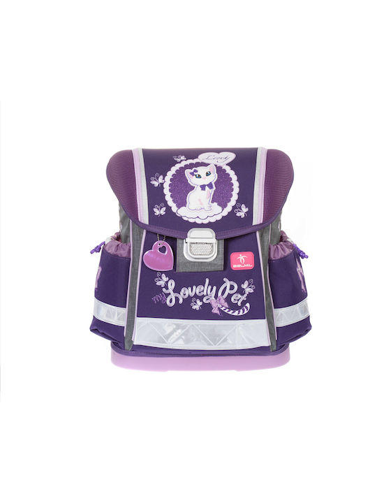 Belmil LITTLE Schulranzen Rucksack Grundschule Lila 19Liter