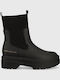 Women's Mid Heel Wellies Black